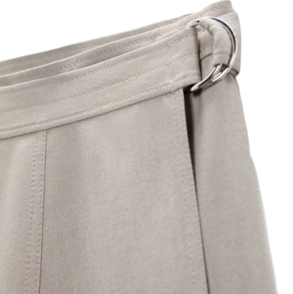 ZARA MIDI CARGO SKIRT BEIGE | 2222/476 - Picture 3 of 5